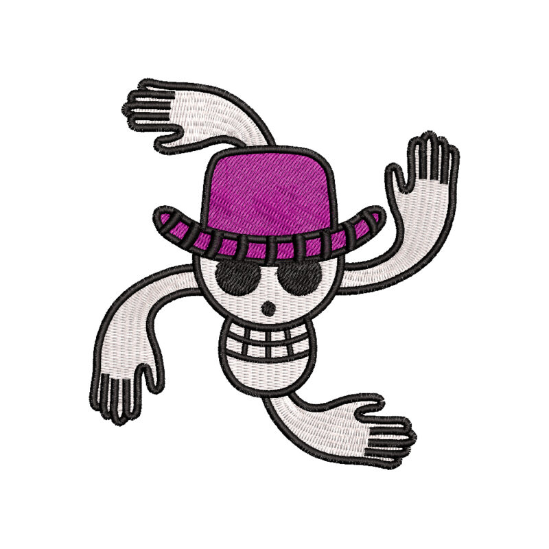 Dise O De La Bandera Pirata De Nico Robin Jolly Roger De One Piece Para