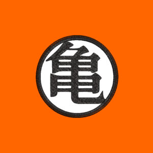 kanji kame tortuga dragon ball para bordar