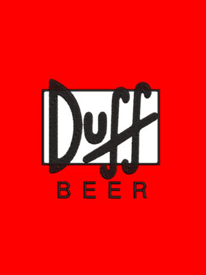 logo duff beer para bordar