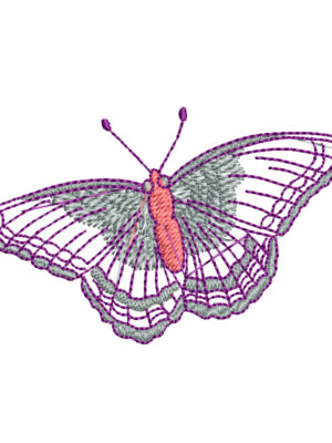 mariposa sencilla para bordar