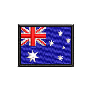 diseño de la bandera de australia pequena para bordar