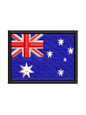 diseño de la bandera de australia pequena para bordar