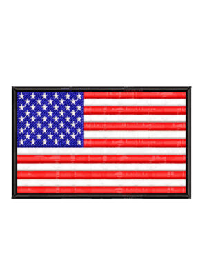 Diseño de la bandera de Estados Unidos para bordar