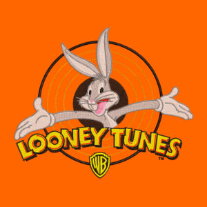 Diseño de Bugs Bunny looney tunes logo para bordar