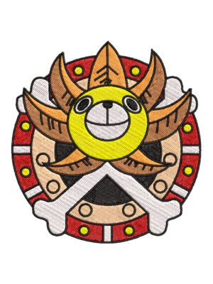 Diseño del Logo del Thousand Sunny de One Piece para bordar